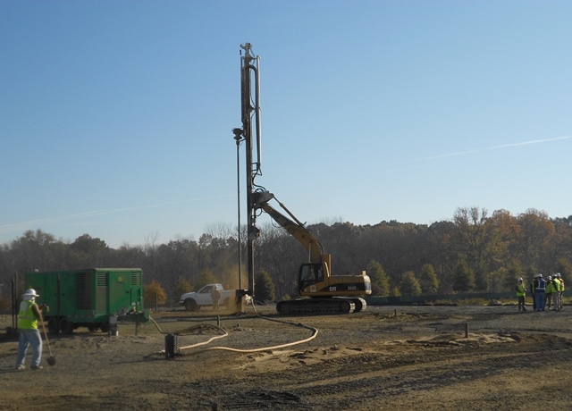 Micropile Single Stroke Drilling