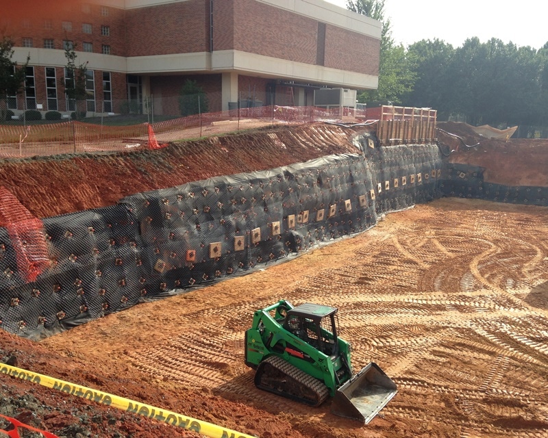 Driven Soil Nail Wall