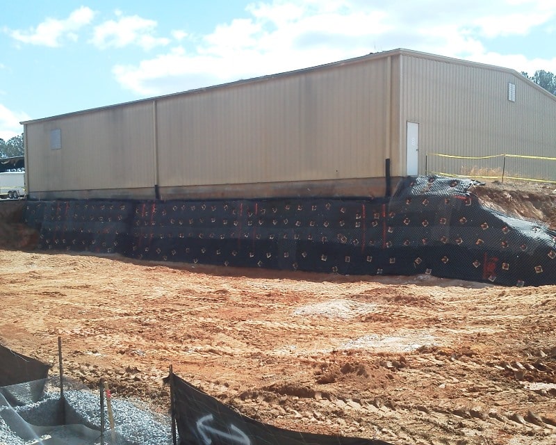 Driven Soil Nail Wall