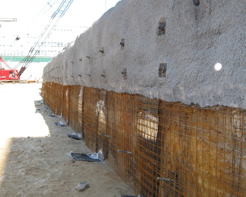 Green Square Soil Nail Wall