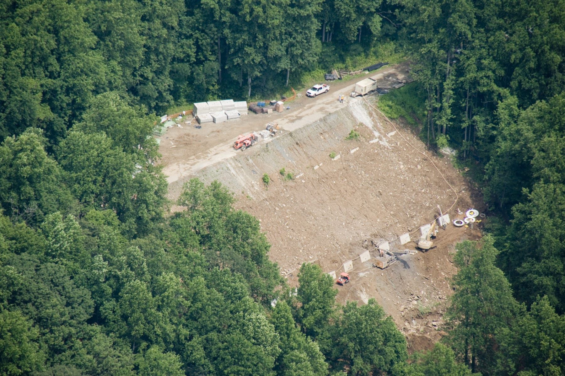 Blue Ridge Parkway landslide
