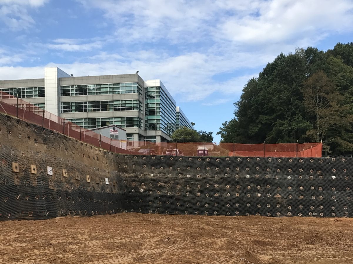 Freddie Mac Ground Shoring FM6 driven soil nail wall